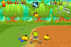 
Shrek: Swamp Kart Speedway | Game Boy Advance | gameplay screenshot | Data by MobyGames.com