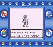 Pokémon Blue Version | Game Boy | gameplay screenshot | region=North America | source-country= | zypher-v2 | moby-263c6ba6be3b | Data by MobyGames.com