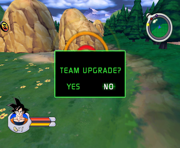 Dragon Ball Z: Sagas | GameCube | gameplay screenshot | region=North America | source-country= | zypher-v2 | moby-90a73d8b56ac | Data by MobyGames.com