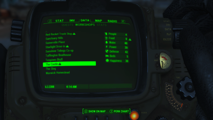 
Fallout 4 | Xbox One | gameplay screenshot | Region: North America | source-country= | Data by MobyGames.com