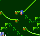 Sonic the Hedgehog | Game Gear | gameplay screenshot | Data by MobyGames.com