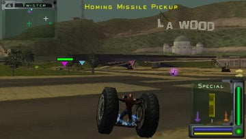 Twisted Metal: Head-On | PSP | gameplay screenshot | region=North America | source-country= | zypher-v2 | moby-228b122bc662 | Data by MobyGames.com