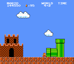 
Super Mario Bros | NES | gameplay screenshot | Data by MobyGames.com