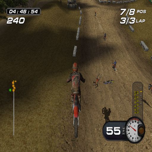 MX Superfly Featuring Ricky Carmichael | PlayStation 2 | gameplay screenshot | region=North America | source-country= | zypher-v2 | moby-4d6ec0789ce8 | Data by MobyGames.com