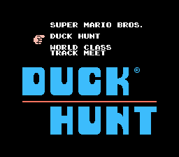 Super Mario Bros. / Duck Hunt / World Class Track Meet | NES | gameplay screenshot | region=North America | source-country= | zypher-v2 | moby-fdf2f0c74994 | Data by MobyGames.com