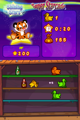 
Shining Stars: Super Starcade | Nintendo DS | gameplay screenshot | Data by MobyGames.com