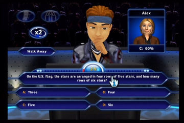 Who Wants to Be a Millionaire | Wii | gameplay screenshot | region=North America | source-country= | zypher-v2 | moby-b2bbff5ee05a | Data by MobyGames.com