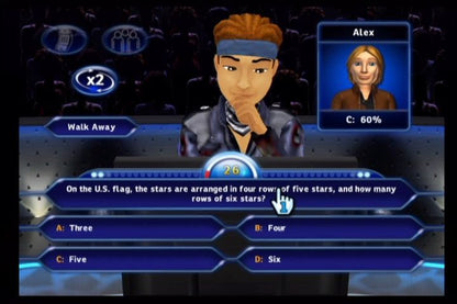 Who Wants to Be a Millionaire | Wii | gameplay screenshot | region=North America | source-country= | zypher-v2 | moby-b2bbff5ee05a | Data by MobyGames.com