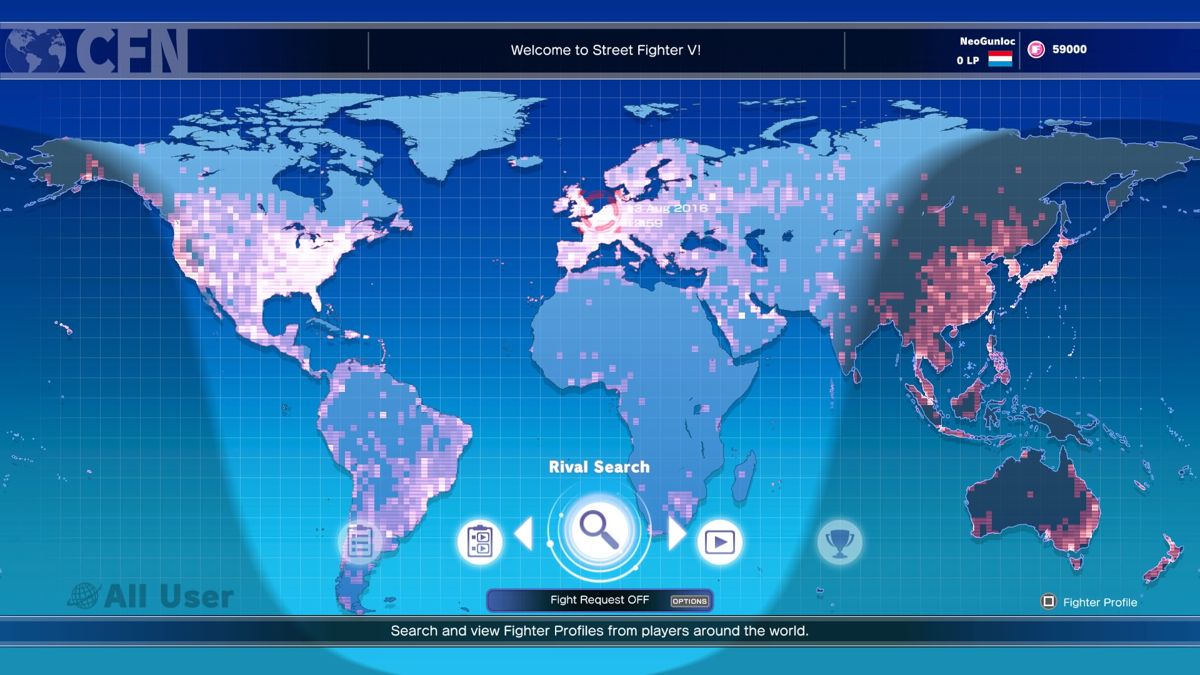 
Street Fighter V | PlayStation 4 | gameplay screenshot | Data by MobyGames.com