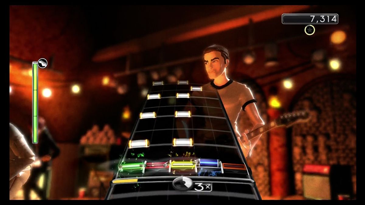 Rock Band 2 | Xbox 360 | gameplay screenshot | Data by MobyGames.com