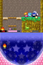 Kirby: Squeak Squad | Nintendo DS | gameplay screenshot | region=North America | source-country= | zypher-v2 | moby-c7c41e140f69 | Data by MobyGames.com