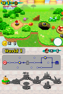 New Super Mario Bros. | Nintendo DS | gameplay screenshot | region=North America | source-country= | zypher-v2 | moby-f9d1037b1e30 | Data by MobyGames.com