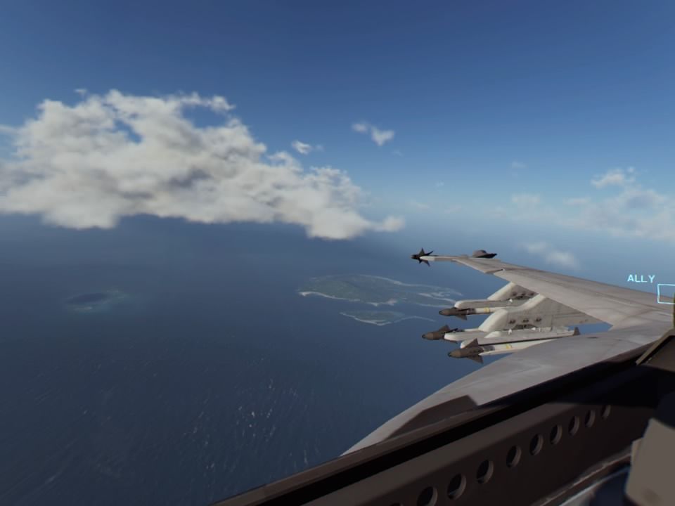 Ace Combat 7: Skies Unknown | PlayStation 4 | gameplay screenshot | Data by MobyGames.com