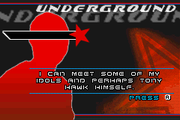 Tony Hawk's Underground | Game Boy Advance | gameplay screenshot | region=North America | source-country= | zypher-v2 | moby-aac10f9365fc | Data by MobyGames.com
