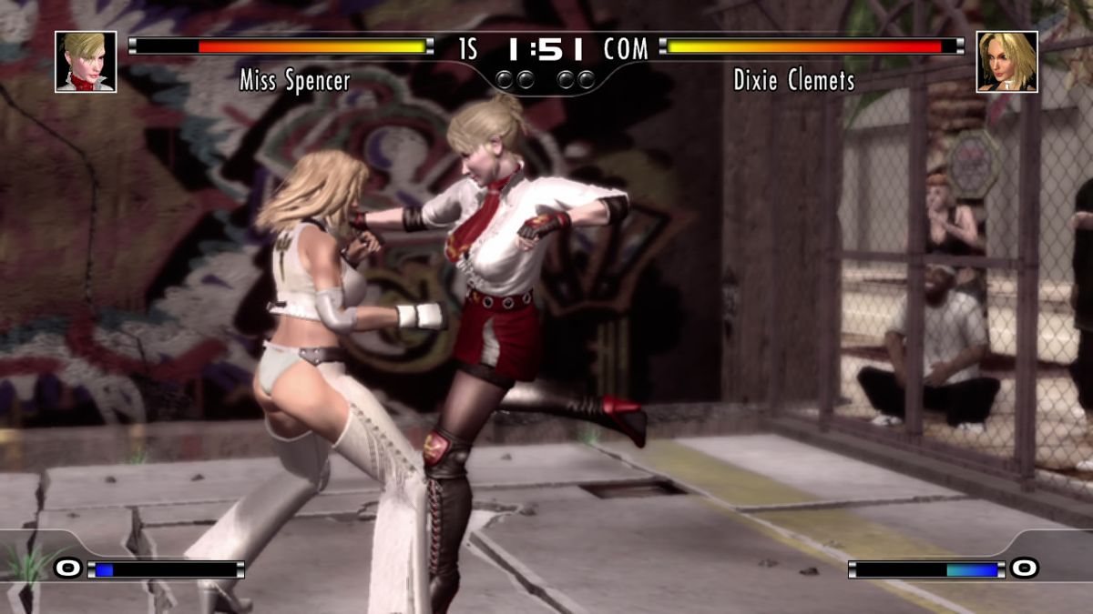 Rumble Roses XX | Xbox 360 | gameplay screenshot | region=North America | source-country= | zypher-v2 | moby-428c0358376e | Data by MobyGames.com