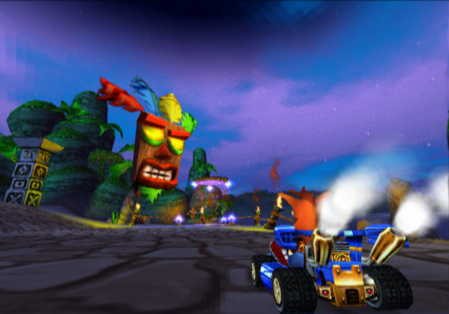 Crash Nitro Kart | PlayStation 2 | gameplay screenshot | region=North America | source-country= | zypher-v2 | moby-ee886694248f | Data by MobyGames.com