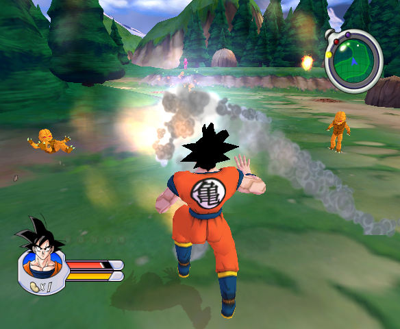 Dragon Ball Z: Sagas | GameCube | gameplay screenshot | region=North America | source-country= | zypher-v2 | moby-0ec68395d396 | Data by MobyGames.com