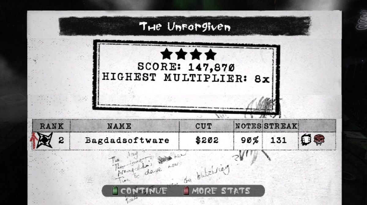 Guitar Hero: Metallica | Xbox 360 | gameplay screenshot | Data by MobyGames.com