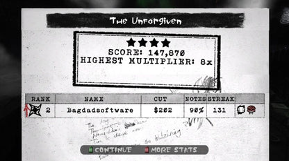 
Guitar Hero: Metallica | Xbox 360 | gameplay screenshot | Data by MobyGames.com