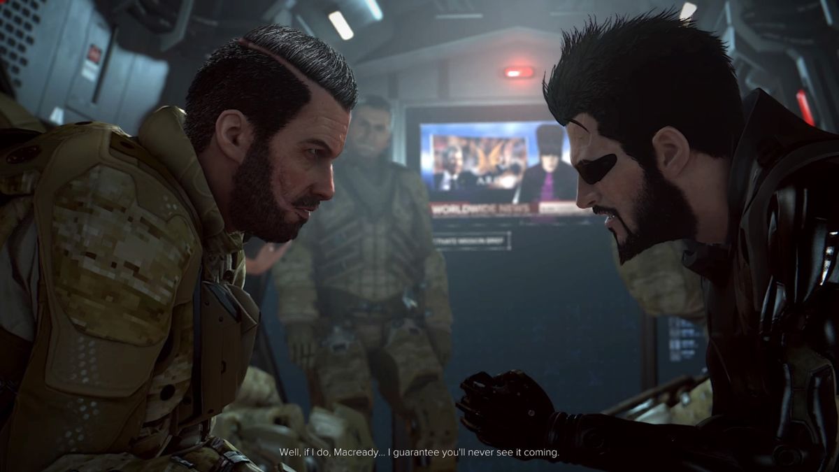 Deus Ex: Mankind Divided | PlayStation 4 | gameplay screenshot | Data by MobyGames.com