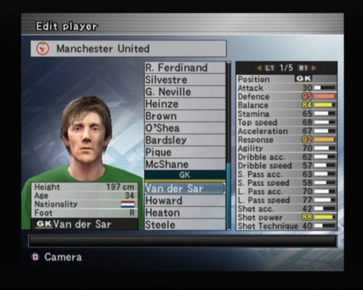 
World Soccer: Winning Eleven 9 | PlayStation 2 | gameplay screenshot | Region: Japan | source-country= | Data by MobyGames.com