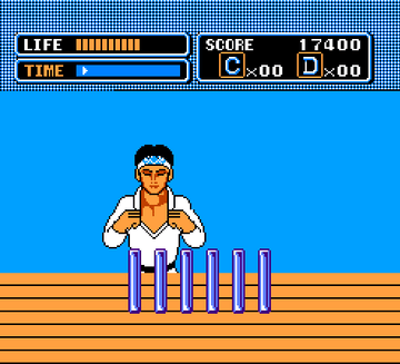 
The Karate Kid | NES | gameplay screenshot | Data by MobyGames.com