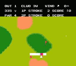 
Bandai Golf: Challenge Pebble Beach | NES | gameplay screenshot | Data by MobyGames.com