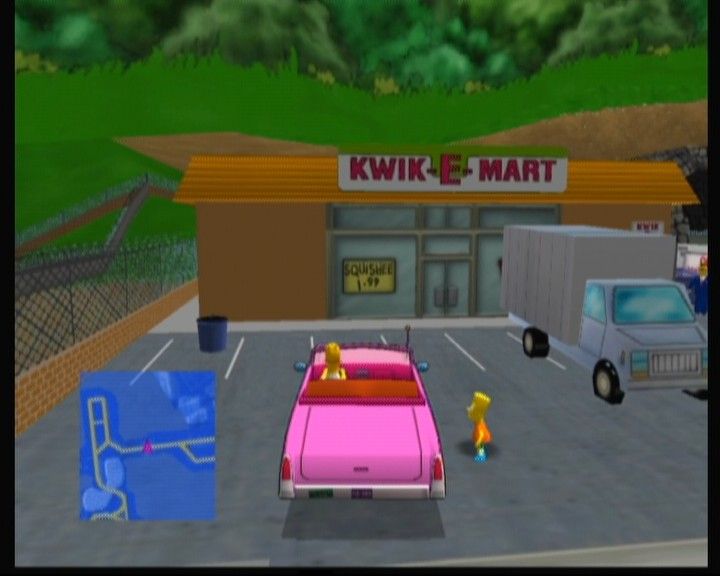 The Simpsons: Road Rage | Xbox | gameplay screenshot | region=North America | source-country= | zypher-v2 | moby-cfa3bfb01b68 | Data by MobyGames.com