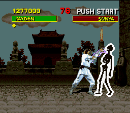 
Mortal Kombat | SNES | gameplay screenshot | Data by MobyGames.com