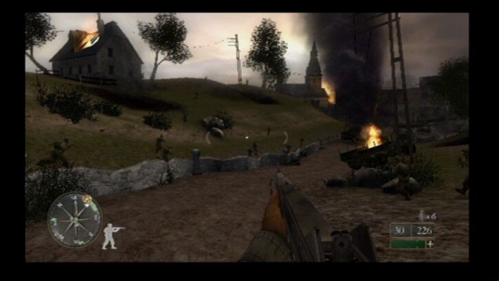 Call of Duty 2: Big Red One | PlayStation 2 | gameplay screenshot | region=North America | source-country= | zypher-v2 | moby-fb70093d2760 | Data by MobyGames.com