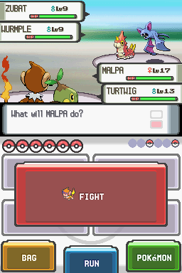 
Pokémon Pearl Version | Nintendo DS | gameplay screenshot | Data by MobyGames.com