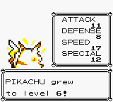 Pokémon Yellow Version: Special Pikachu Edition | Game Boy | gameplay screenshot | region=North America | source-country= | zypher-v2 | moby-49f806e75628 | Data by MobyGames.com
