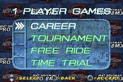 Mat Hoffman's Pro BMX | Game Boy Advance | gameplay screenshot | region=North America | source-country= | zypher-v2 | moby-56de59f66e97 | Data by MobyGames.com