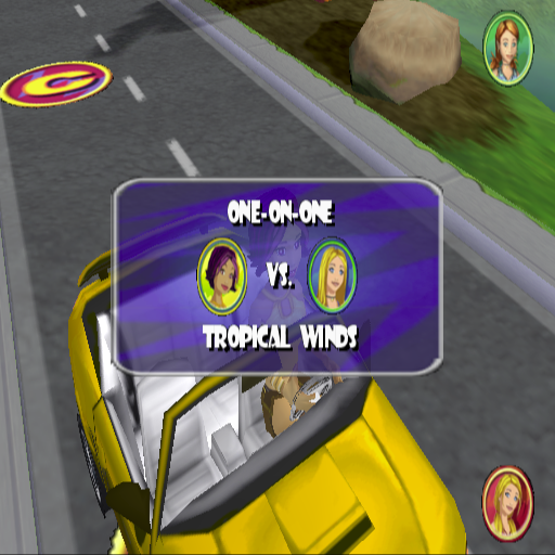 
Mary-Kate and Ashley: Sweet 16 - Licensed to Drive | PlayStation 2 | gameplay screenshot | Data by MobyGames.com