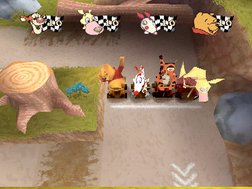 
Disney's Pooh's Party Game: In Search of the Treasure | PlayStation | gameplay screenshot | Data by MobyGames.com