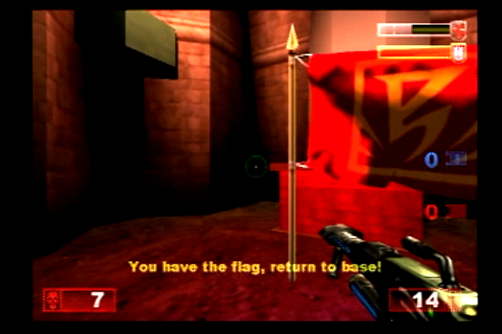 
Unreal Tournament | PlayStation 2 | gameplay screenshot | Region: North America | source-country= | Data by MobyGames.com