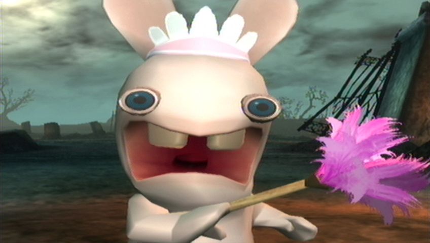 Rayman: Raving Rabbids | Wii | gameplay screenshot | region=North America | source-country= | zypher-v2 | moby-bd1c97b581a9 | Data by MobyGames.com