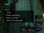 Metal Gear Solid | PlayStation | gameplay screenshot | region=North America | source-country= | zypher-v2 | moby-974d28a1f447 | Data by MobyGames.com
