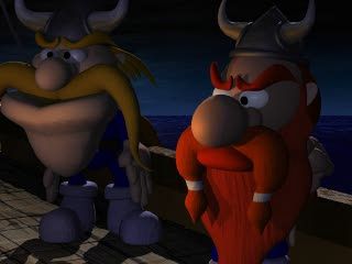 Norse by Norse West: The Return of the Lost Vikings | PlayStation | gameplay screenshot | Data by MobyGames.com
