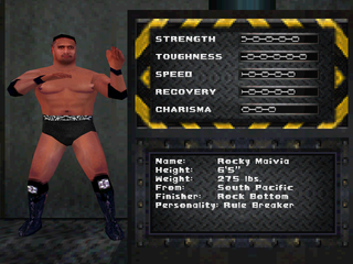WWF War Zone | PlayStation | gameplay screenshot | region=North America | source-country= | zypher-v2 | moby-fea0293dc56b | Data by MobyGames.com