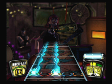 Guitar Hero | PlayStation 2 | gameplay screenshot | region=North America | source-country= | zypher-v2 | moby-3af8642399c4 | Data by MobyGames.com