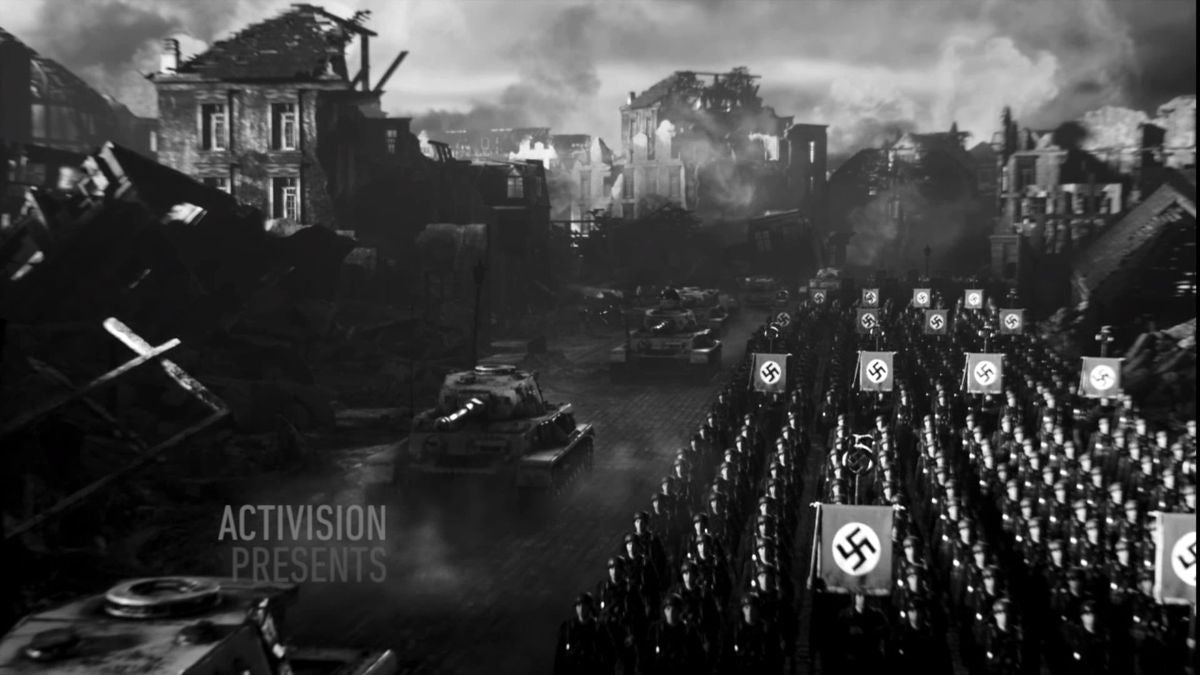 Call of Duty: WWII | PlayStation 4 | gameplay screenshot | region=North America | source-country= | zypher-v2 | moby-4f93fe403a5a | Data by MobyGames.com