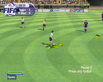 
FIFA 2001: Major League Soccer | PlayStation 2 | gameplay screenshot | Region: North America | source-country= | Data by MobyGames.com