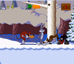 
Bugs Bunny Rabbit Rampage | SNES | gameplay screenshot | Data by MobyGames.com