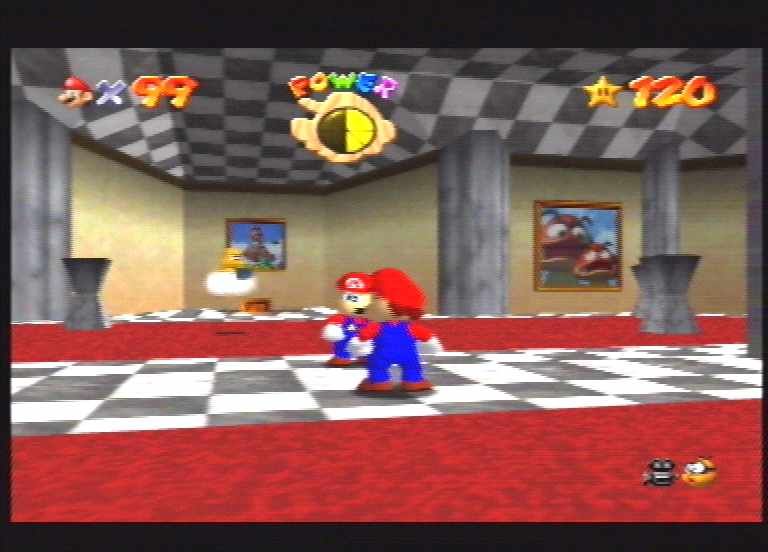 
Super Mario 64 | Nintendo 64 | gameplay screenshot | Data by MobyGames.com