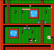 
Mickey Mousecapade | NES | gameplay screenshot | Data by MobyGames.com