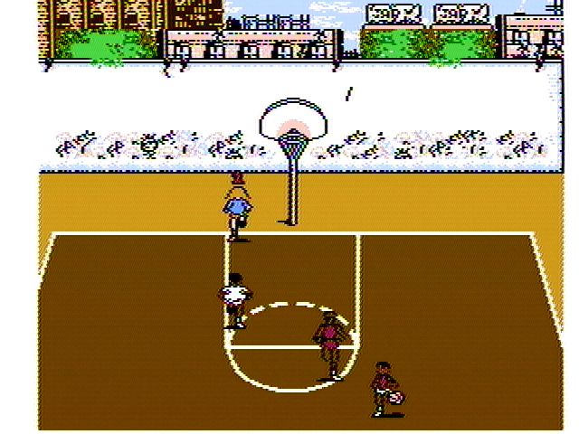 
Hoops | NES | gameplay screenshot | Data by MobyGames.com