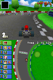 
Mario Kart DS | Nintendo DS | gameplay screenshot | Data by MobyGames.com