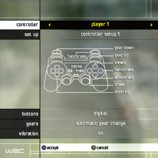 
WRC World Rally Championship | PlayStation 2 | gameplay screenshot | Region: North America | source-country= | Data by MobyGames.com