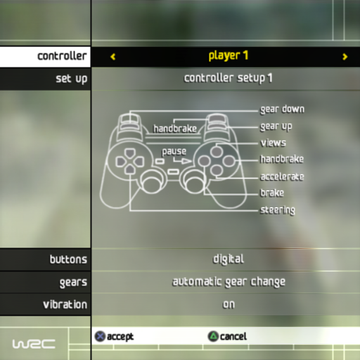 
WRC World Rally Championship | PlayStation 2 | gameplay screenshot | Region: North America | source-country= | Data by MobyGames.com
